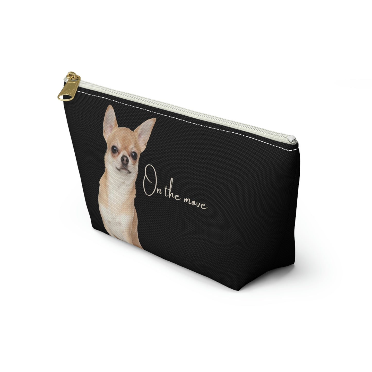 Chihuahua On the Move Accessory Pouch w T-bottom