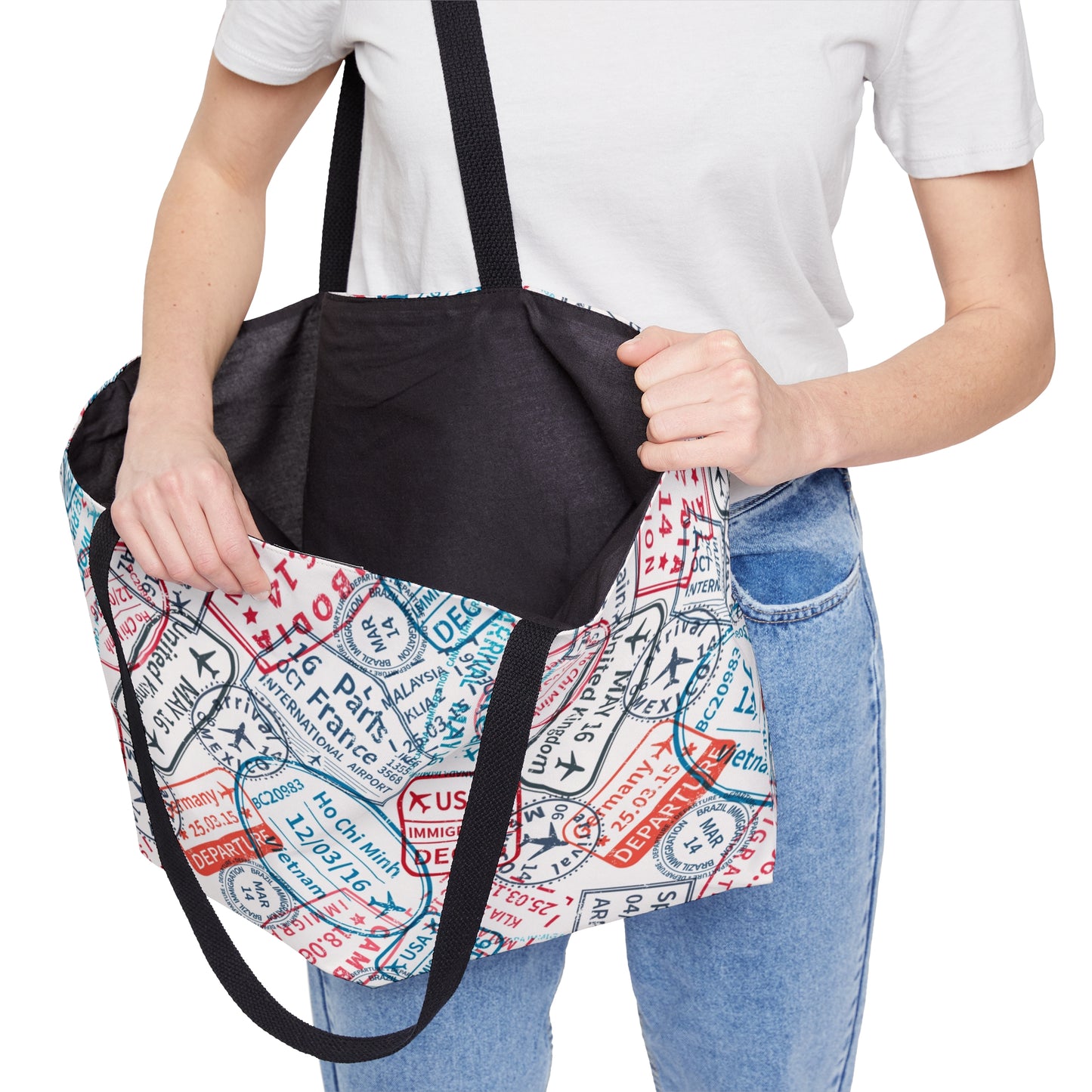 Travel Stamps Weekender Tote Bag