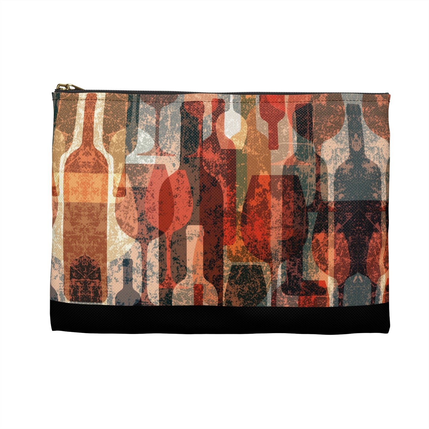 Wine Collage Accessory Pouch