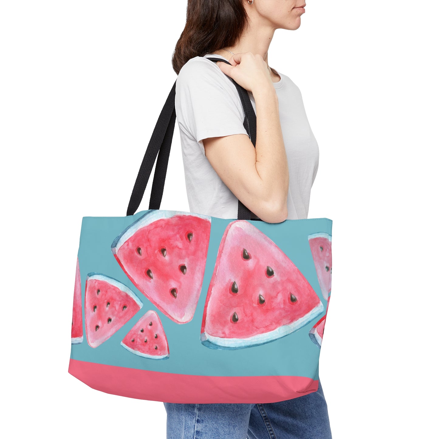 Watermelon Summer Weekender Tote Bag