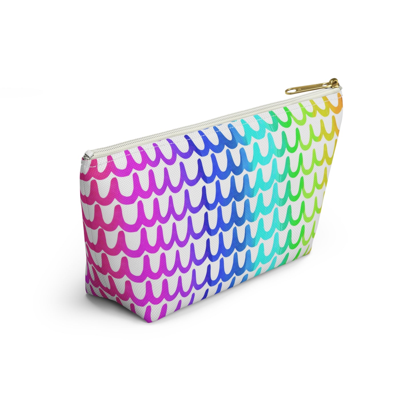 Rainbow Waves Accessory Pouch w T-bottom