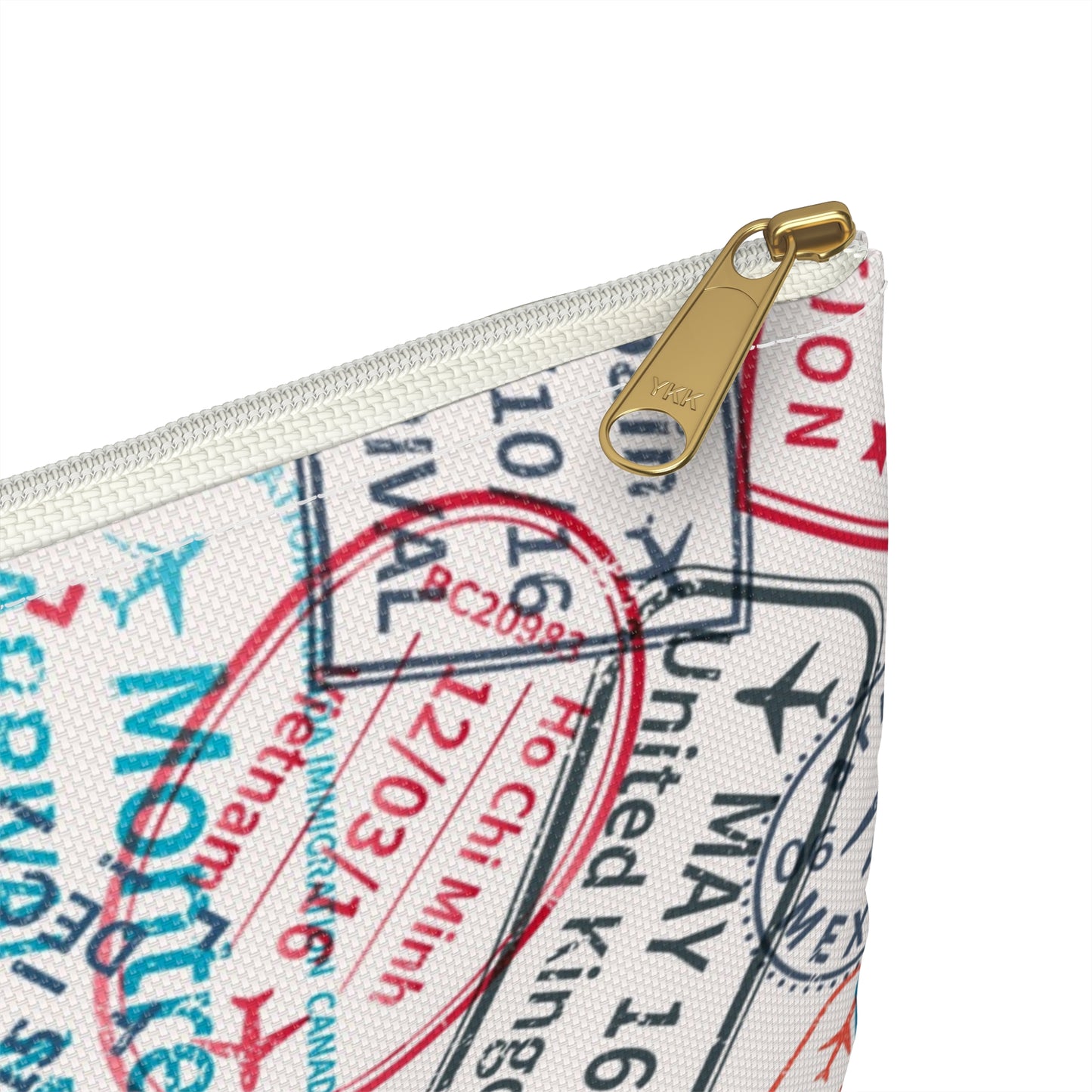 Travel Stamps Accessory Pouch