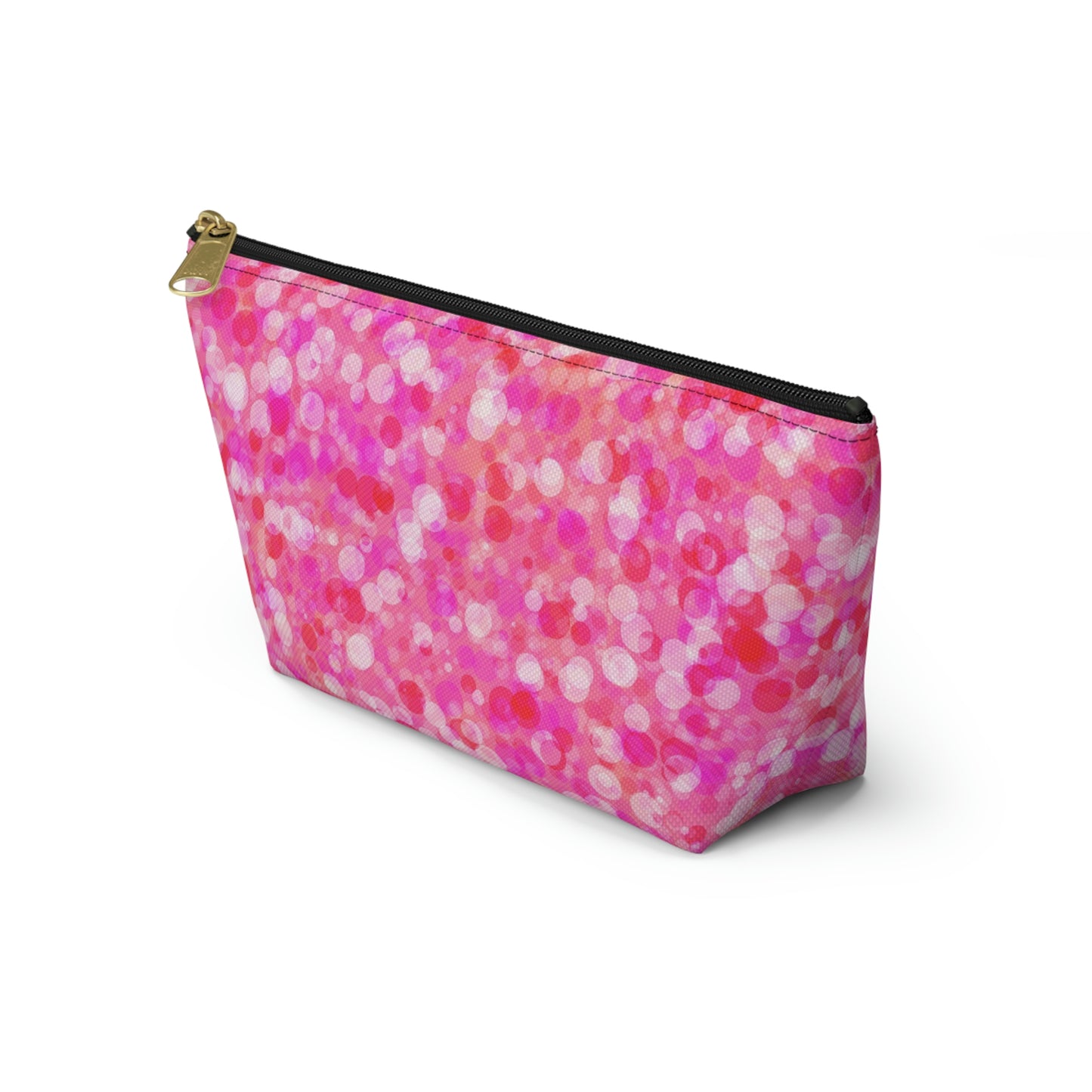 Poppin Pink Accessory Pouch w T-bottom