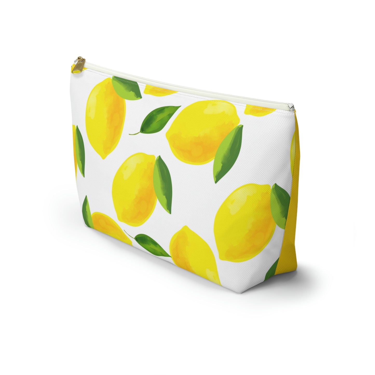 Lemon Fun Accessory Pouch w T-bottom