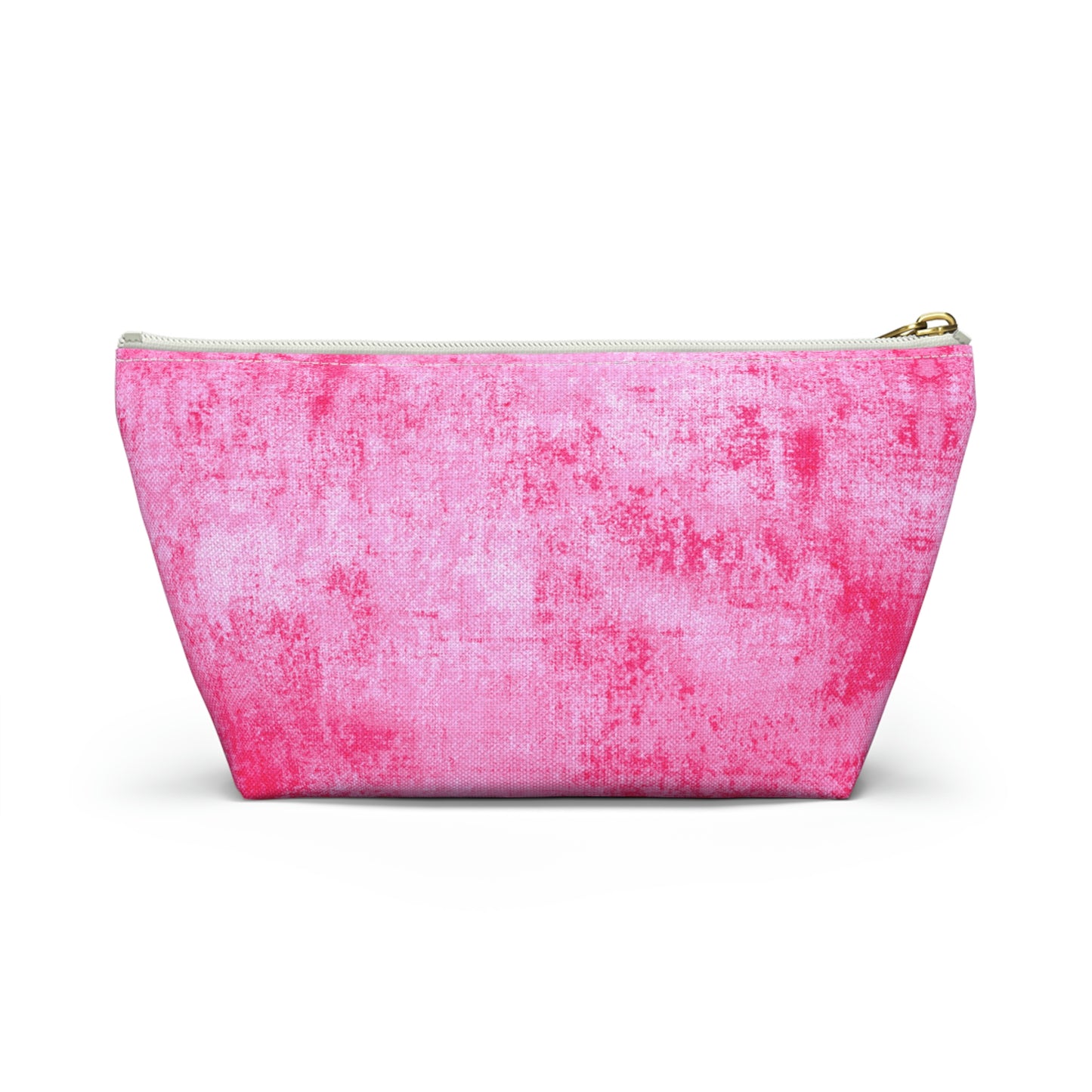 Pink Grunge Accessory Pouch w T-bottom