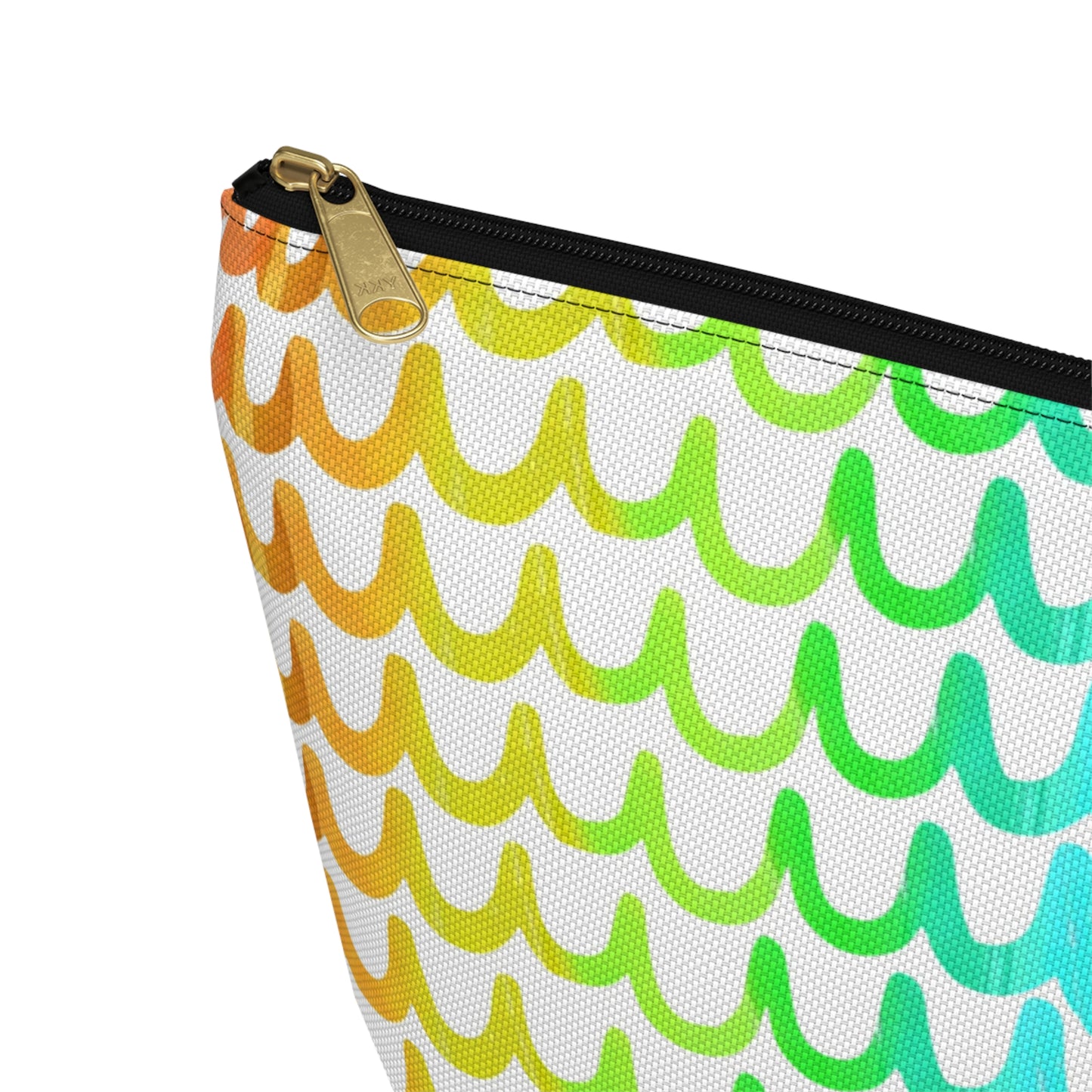 Rainbow Waves Accessory Pouch w T-bottom