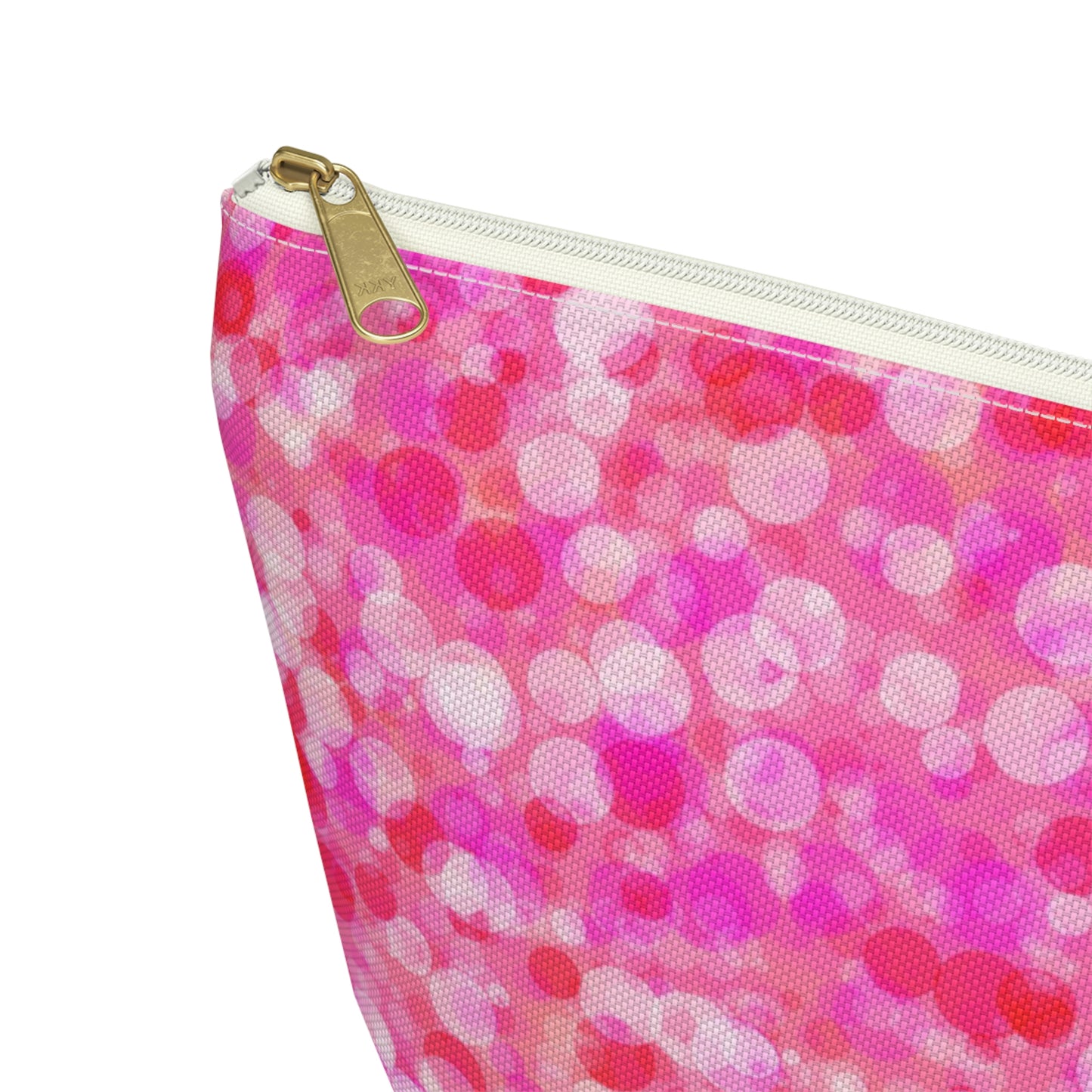 Poppin Pink Accessory Pouch w T-bottom