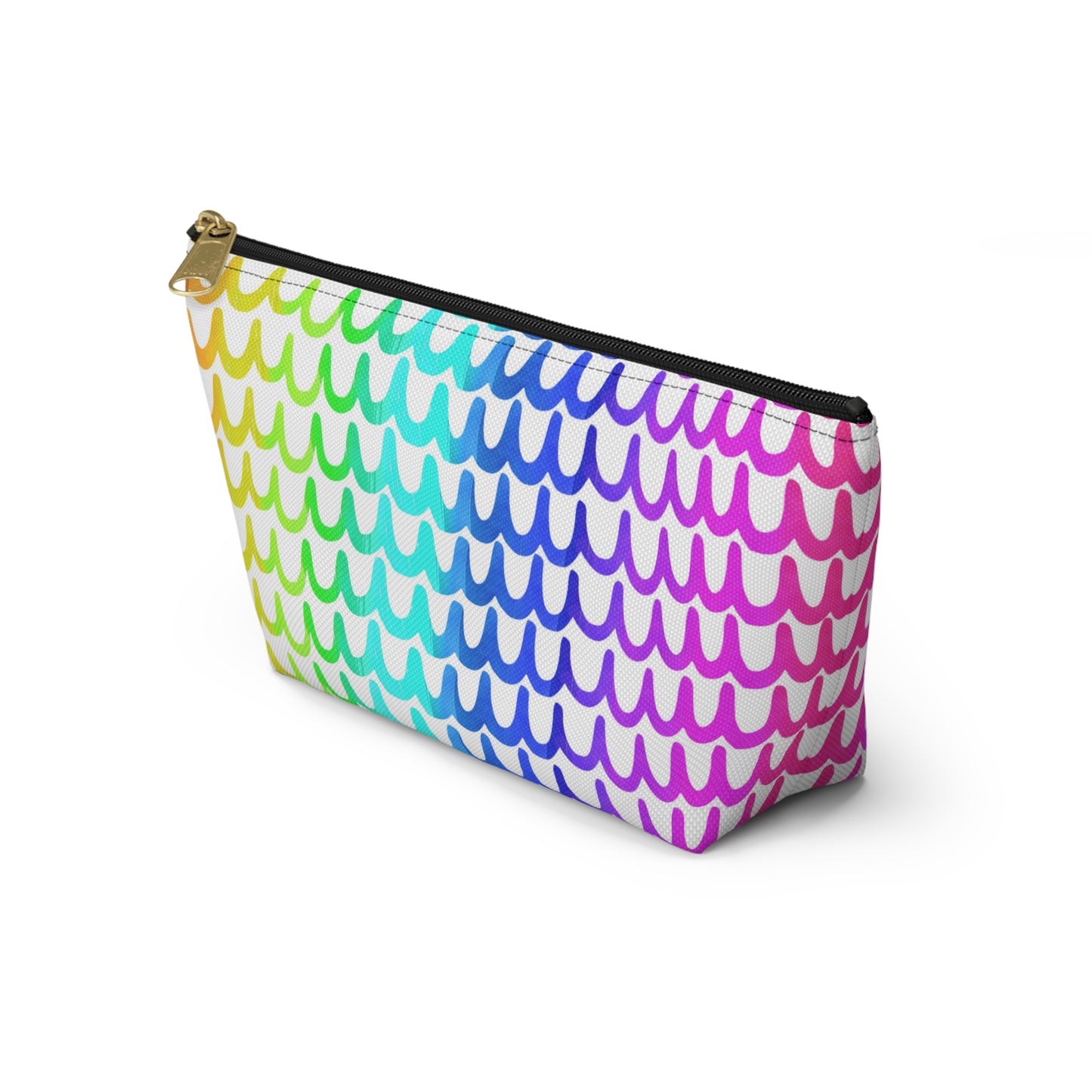 Rainbow Waves Accessory Pouch w T-bottom