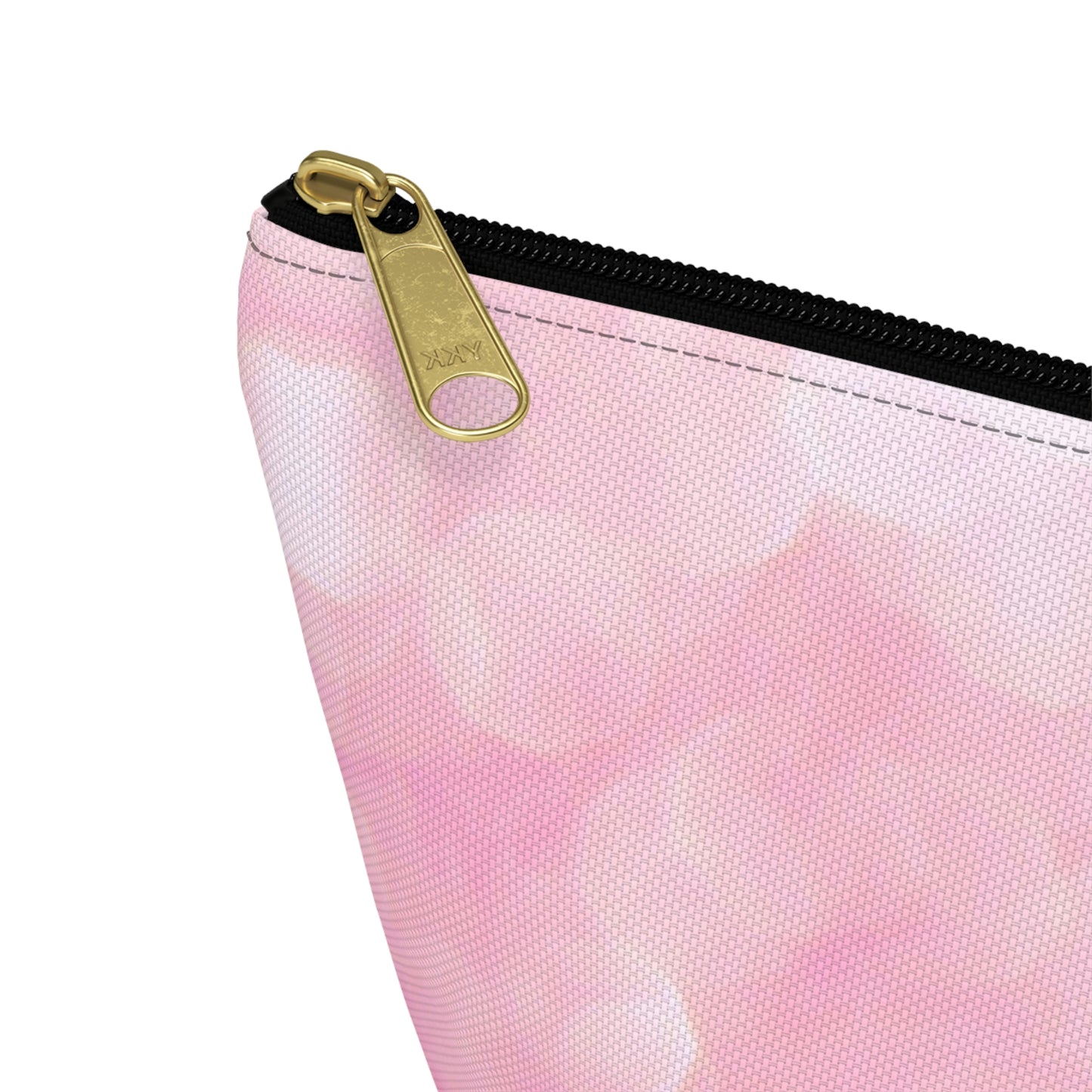 Petal Pink Sparkle  Accessory Pouch w T-bottom