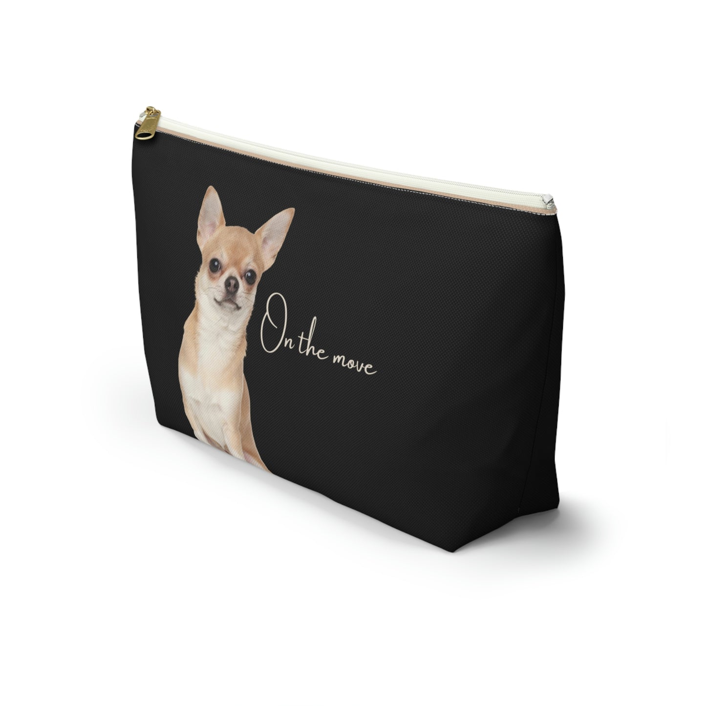 Chihuahua On the Move Accessory Pouch w T-bottom