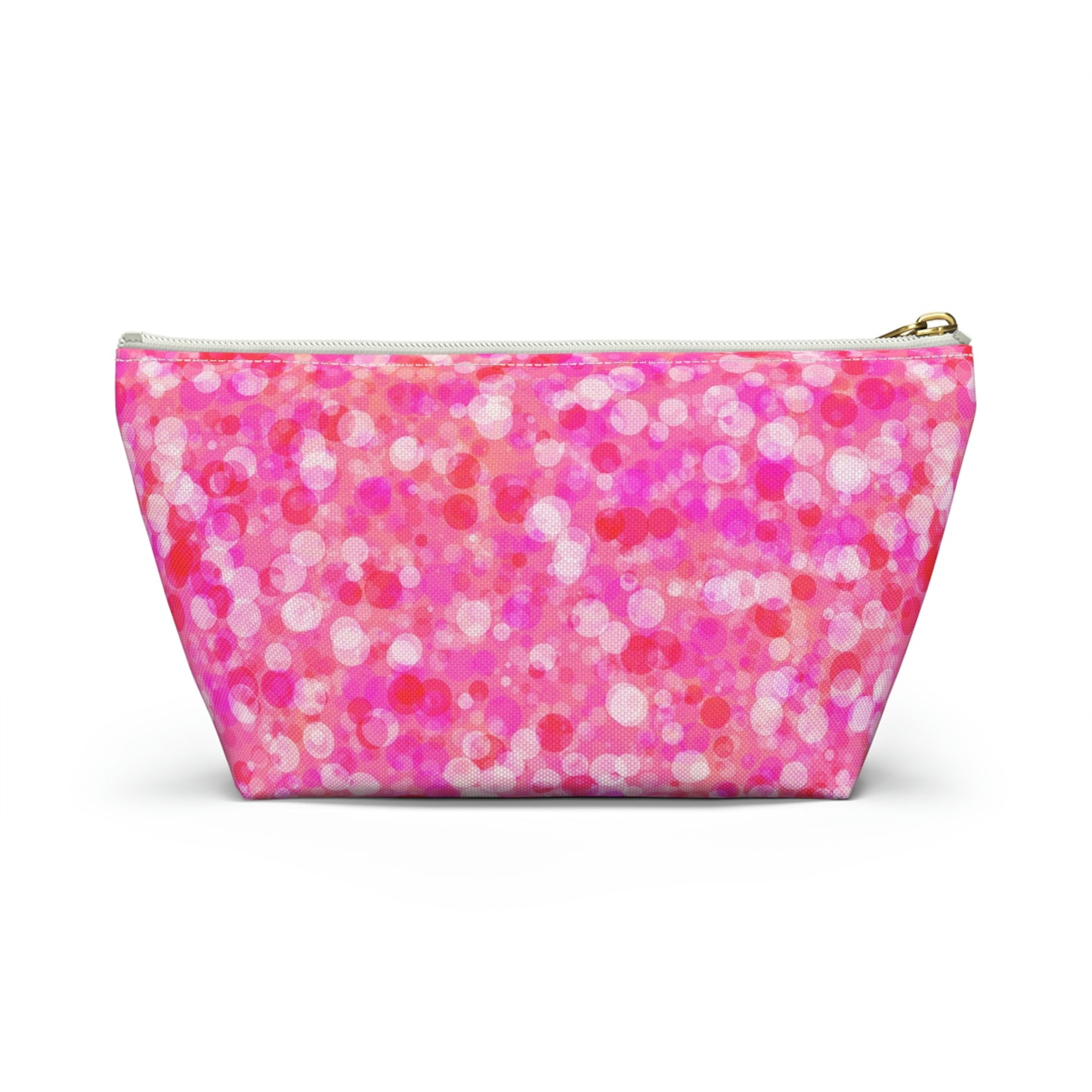 Poppin Pink Accessory Pouch w T-bottom