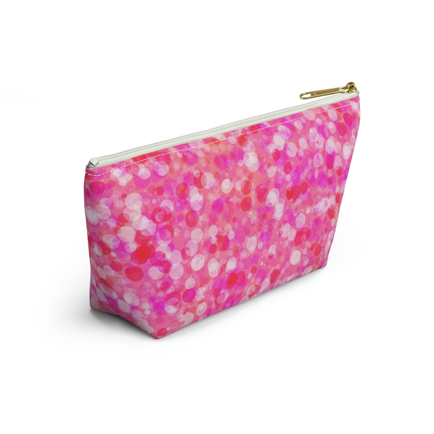 Poppin Pink Accessory Pouch w T-bottom