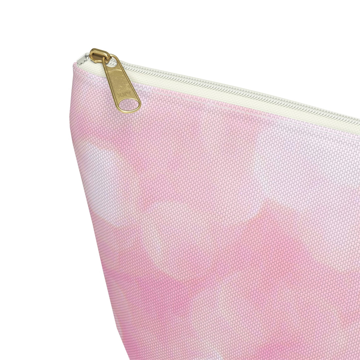 Petal Pink Sparkle  Accessory Pouch w T-bottom