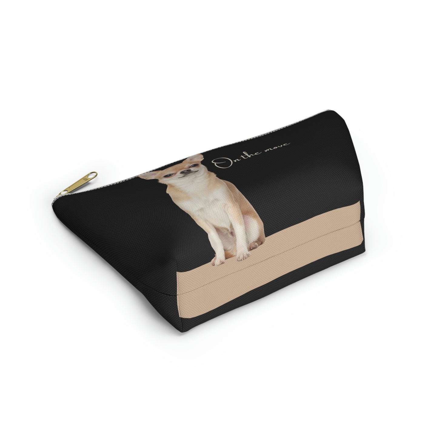 Chihuahua On the Move Accessory Pouch w T-bottom