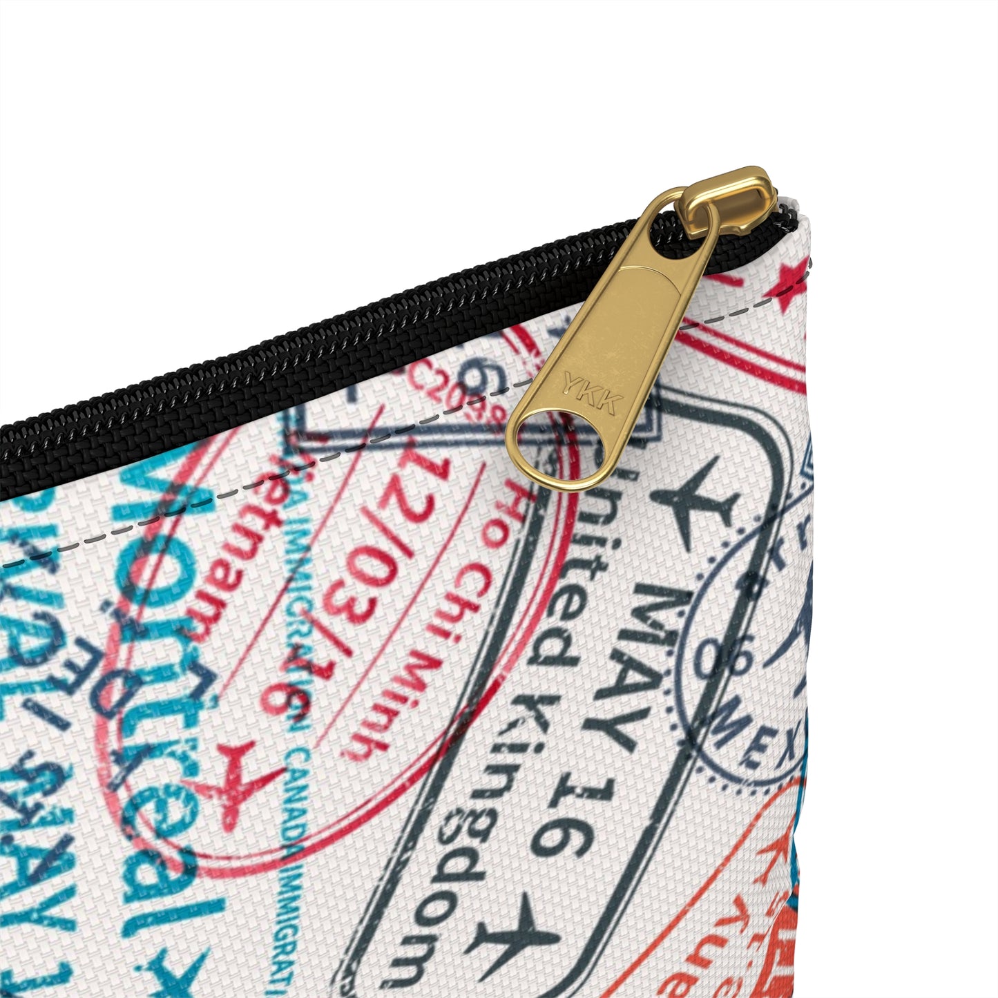 Travel Stamps Accessory Pouch