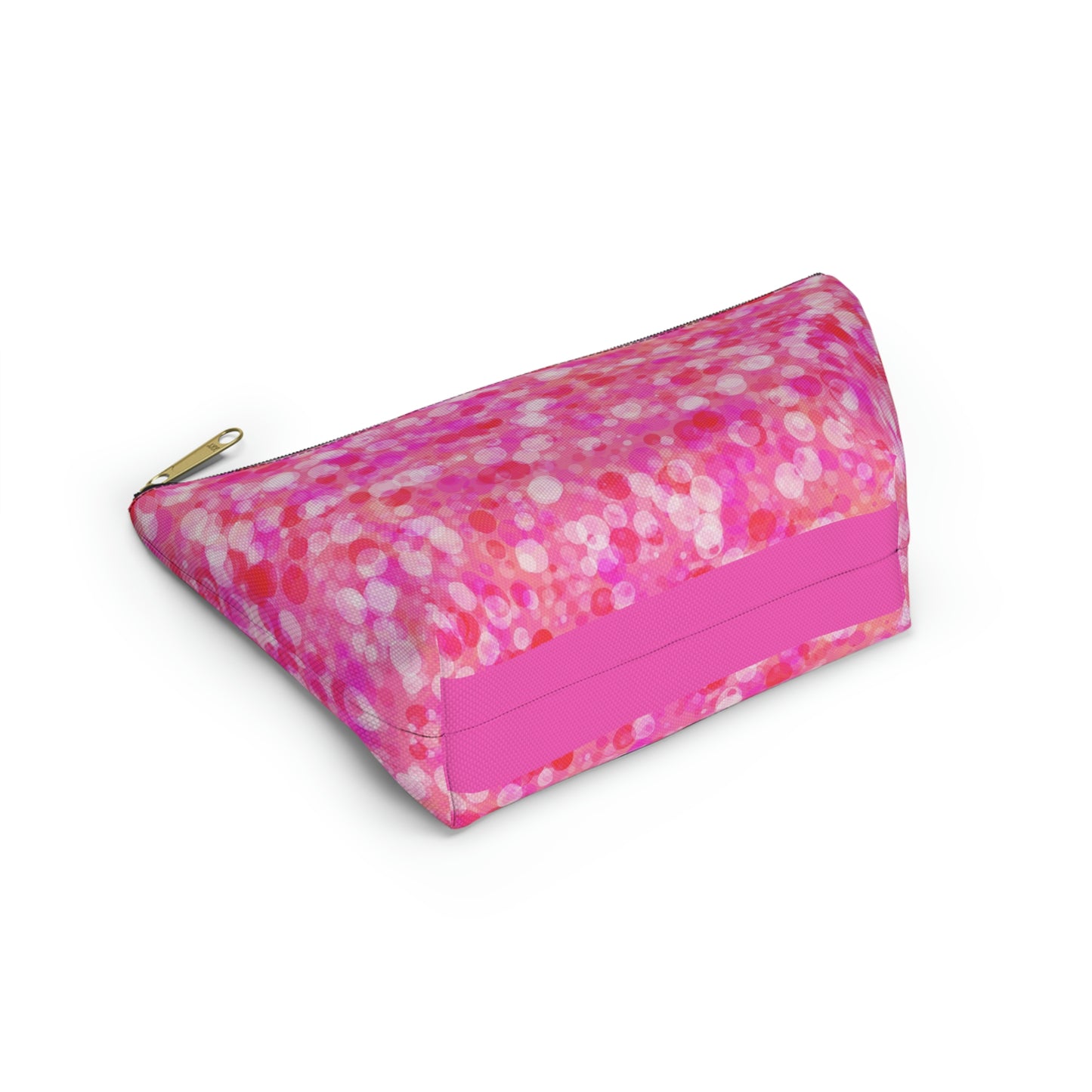 Poppin Pink Accessory Pouch w T-bottom