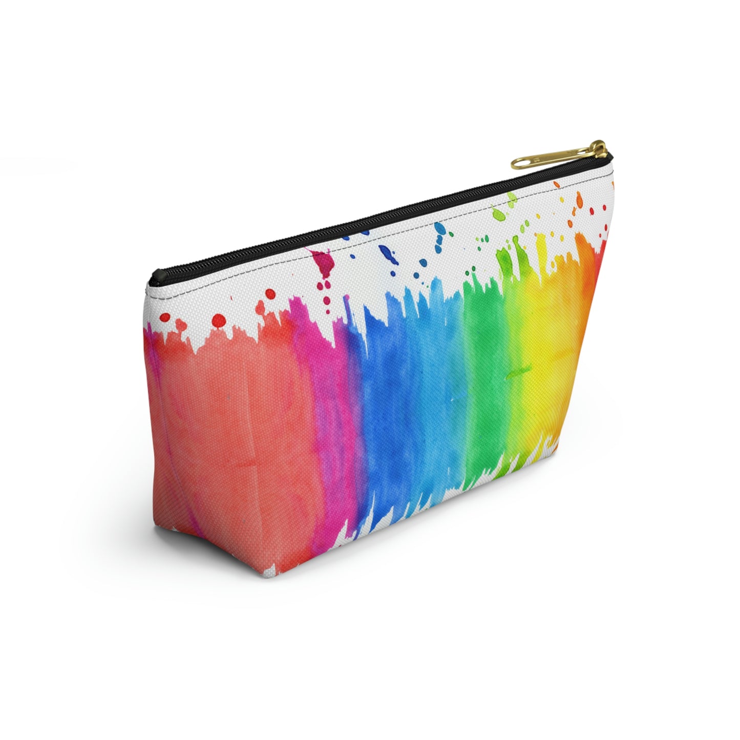 Rainbow Splash Accessory Pouch w T-bottom