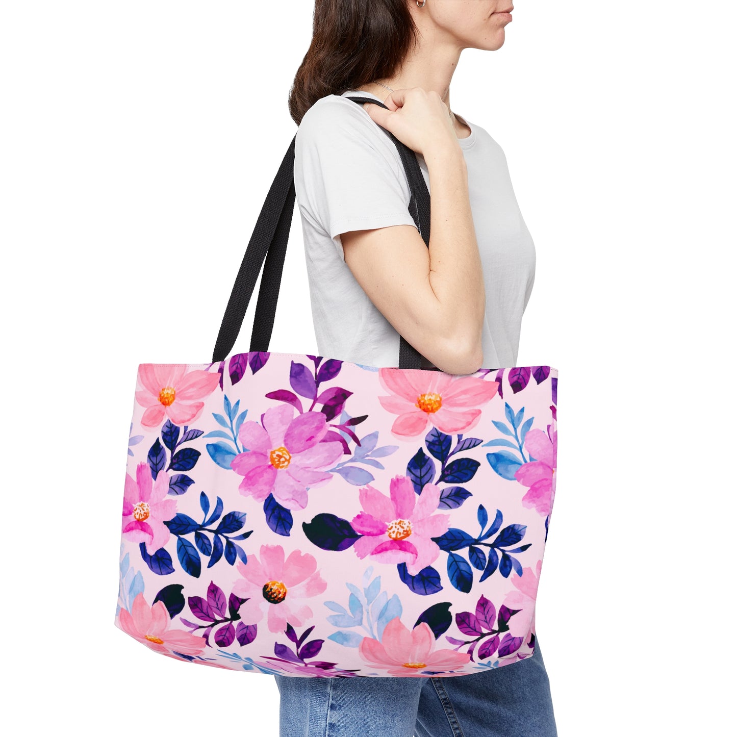 Annette Floral Weekender Tote Bag