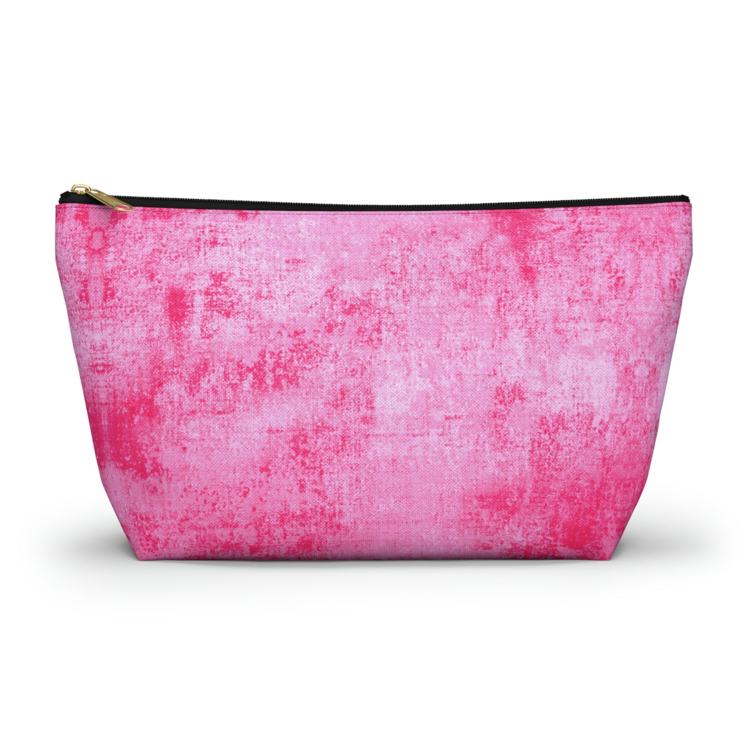 Pink Grunge Accessory Pouch w T-bottom