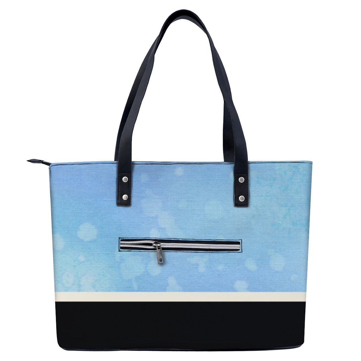 Siberian Husky PU Leather Handbag Tote