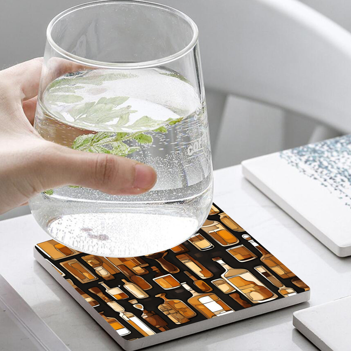 Top Shelf Absorbent Coasters- Set of 4