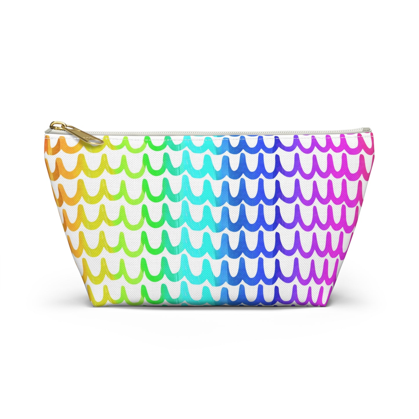 Rainbow Waves Accessory Pouch w T-bottom