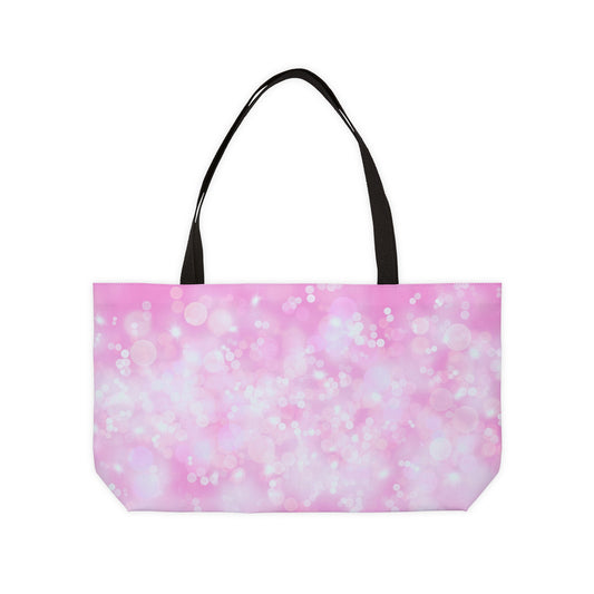 Pink Lightening Weekender Tote Bag