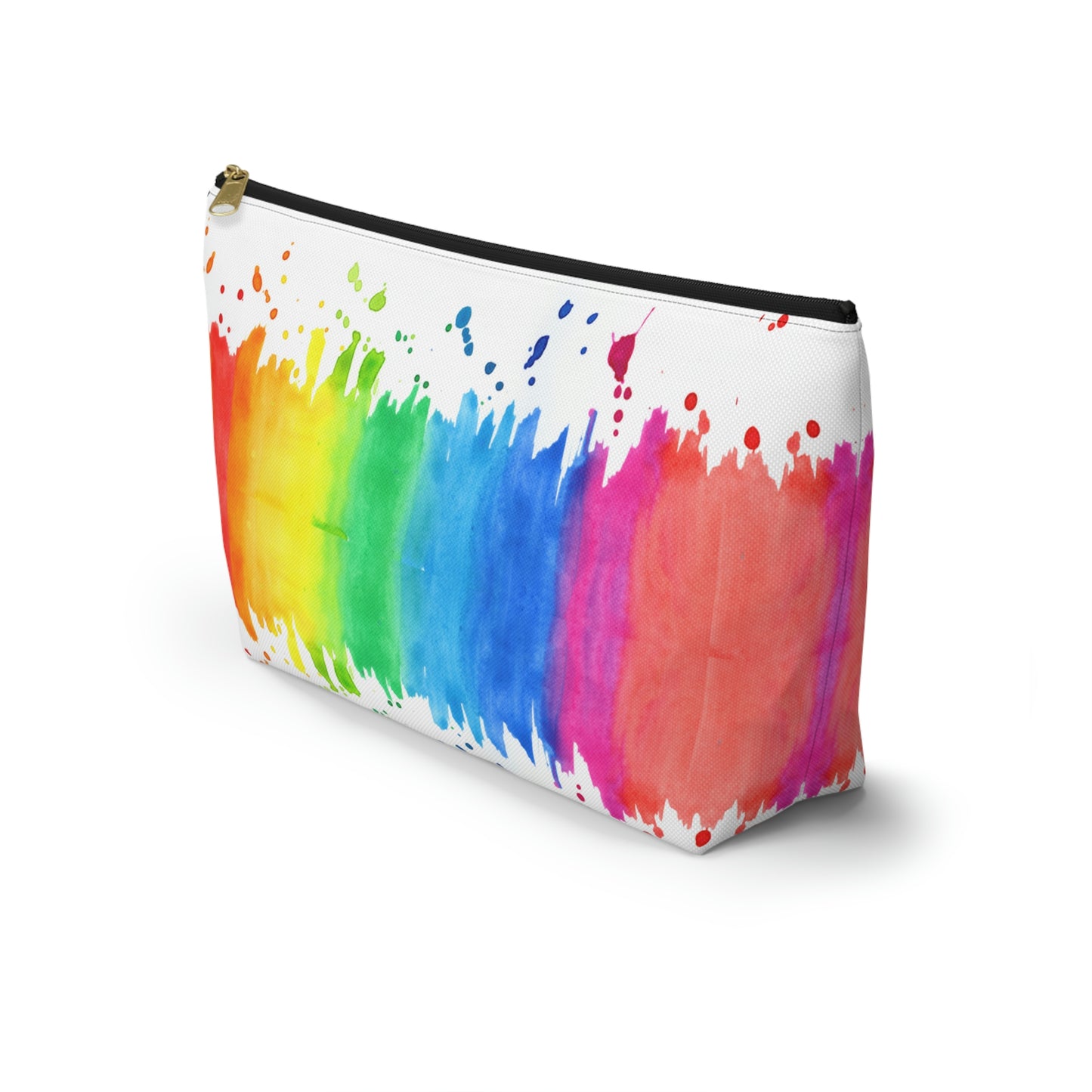 Rainbow Splash Accessory Pouch w T-bottom