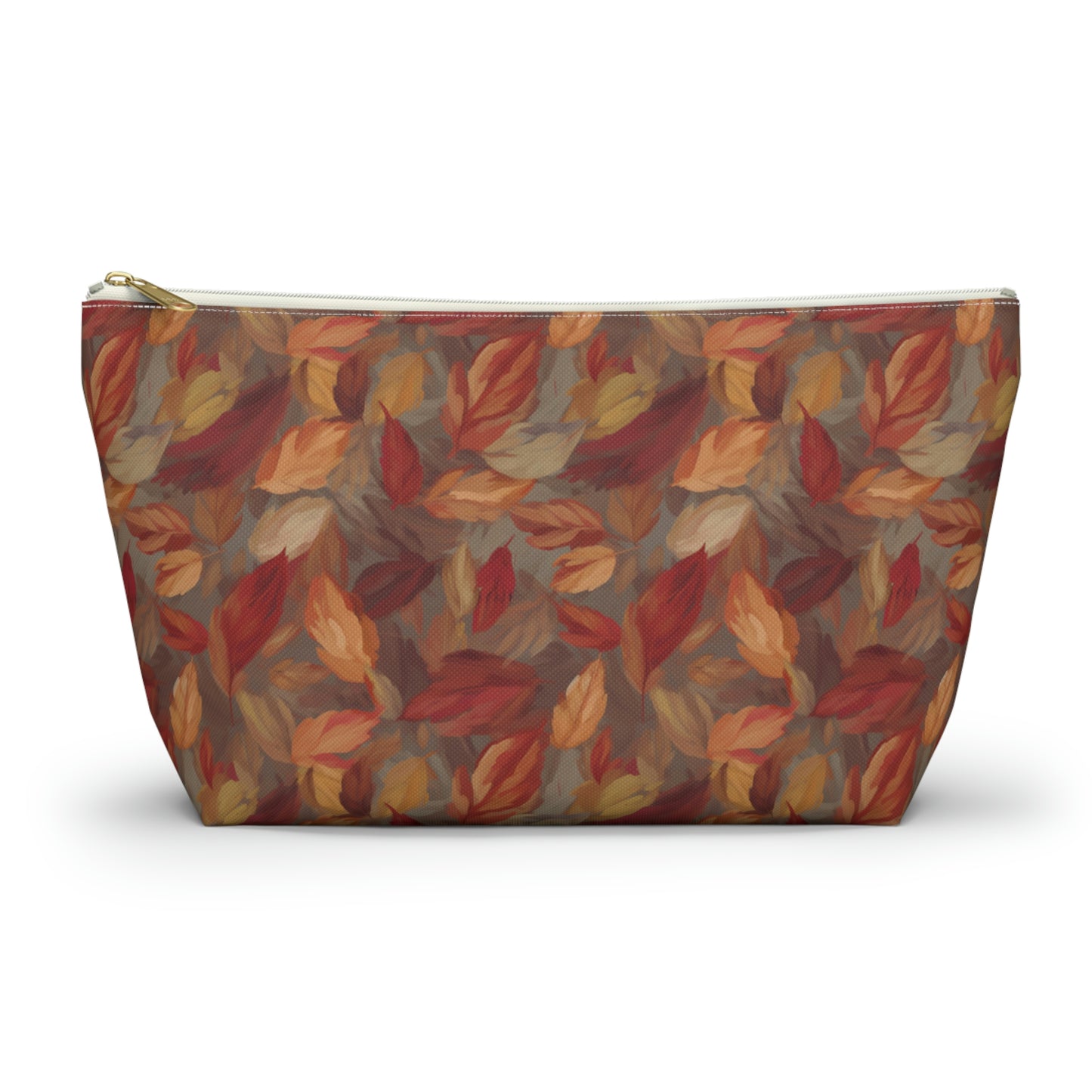 Falling Leaves Accessory Pouch w T-bottom