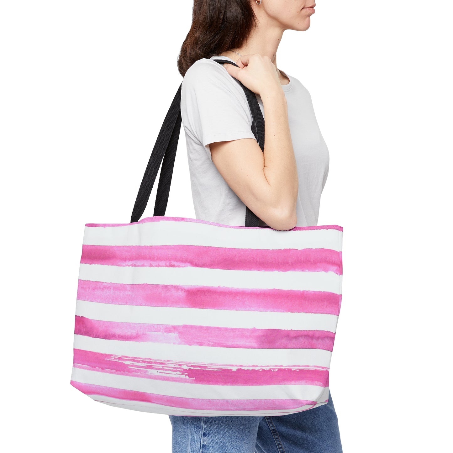 Forgiven Pink Weekender Tote Bag