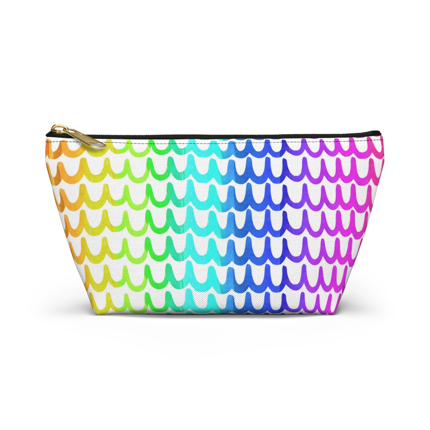 Rainbow Waves Accessory Pouch w T-bottom