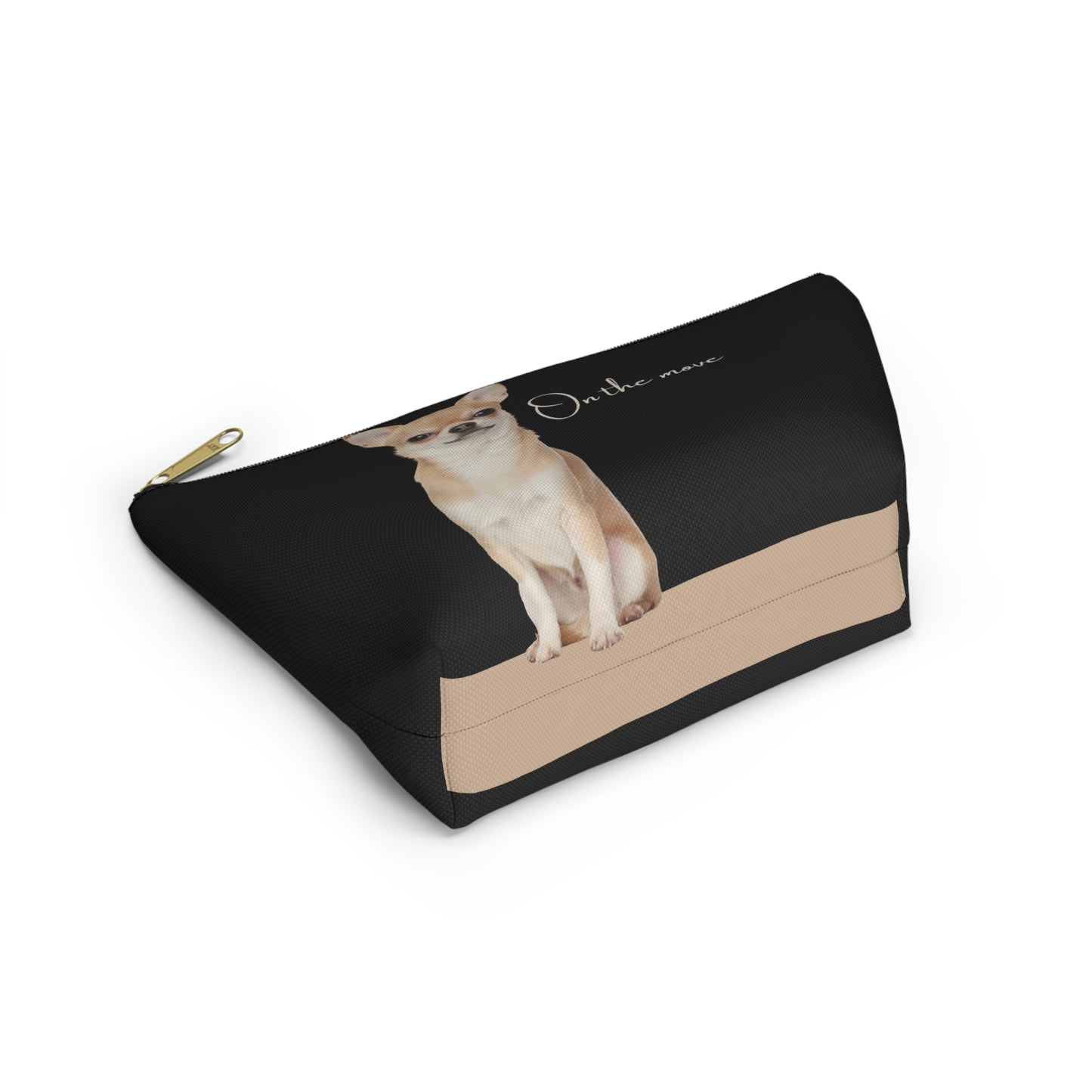 Chihuahua On the Move Accessory Pouch w T-bottom