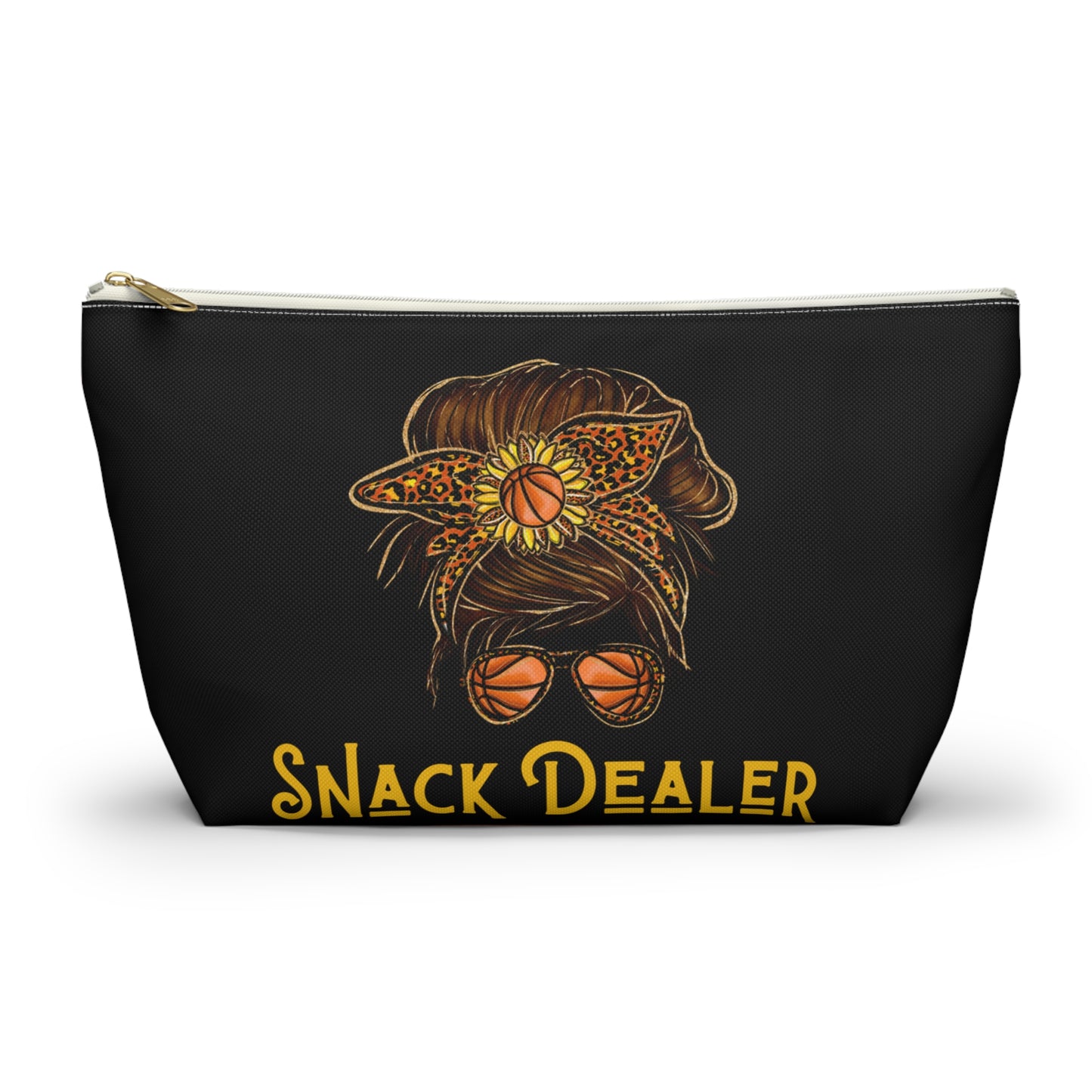 Snack Dealer Basketball Accessory Pouch w T-bottom