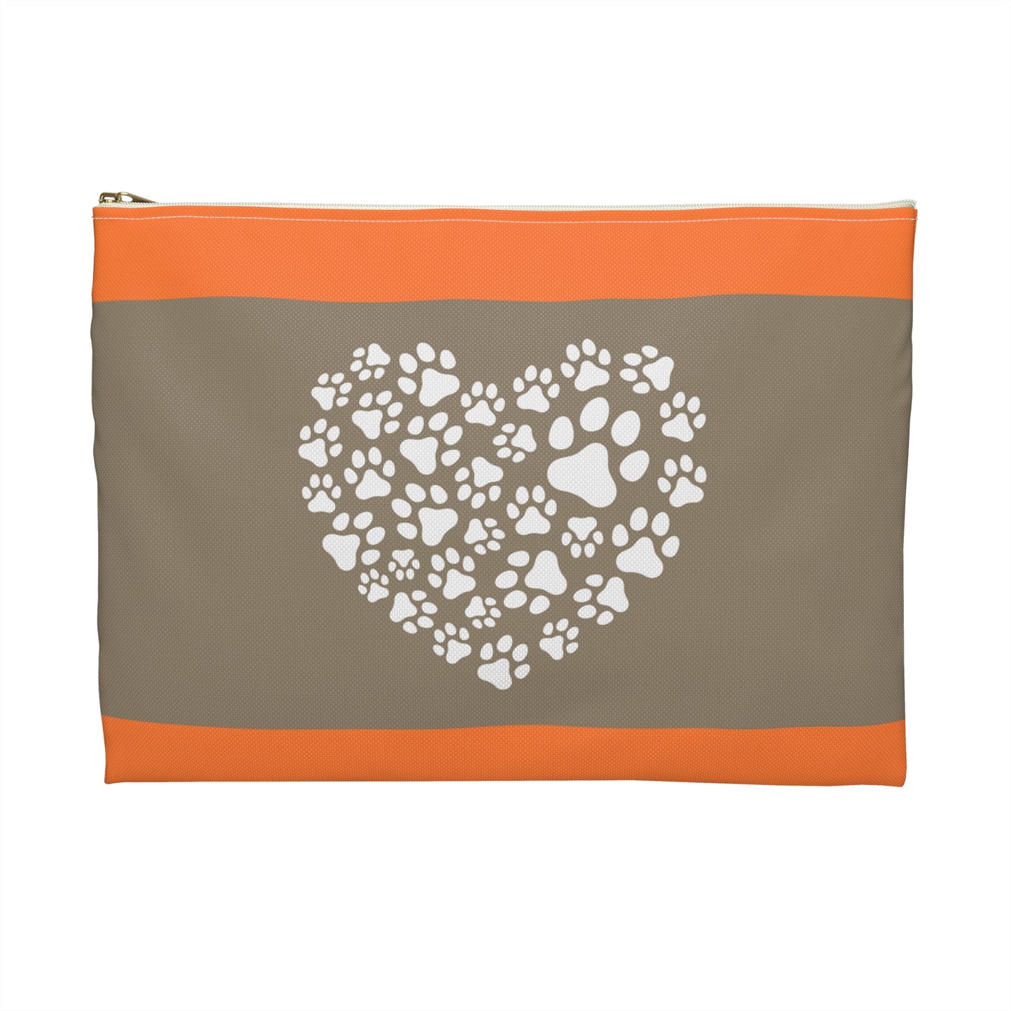 French Bulldog in Orange Accessory Pouch