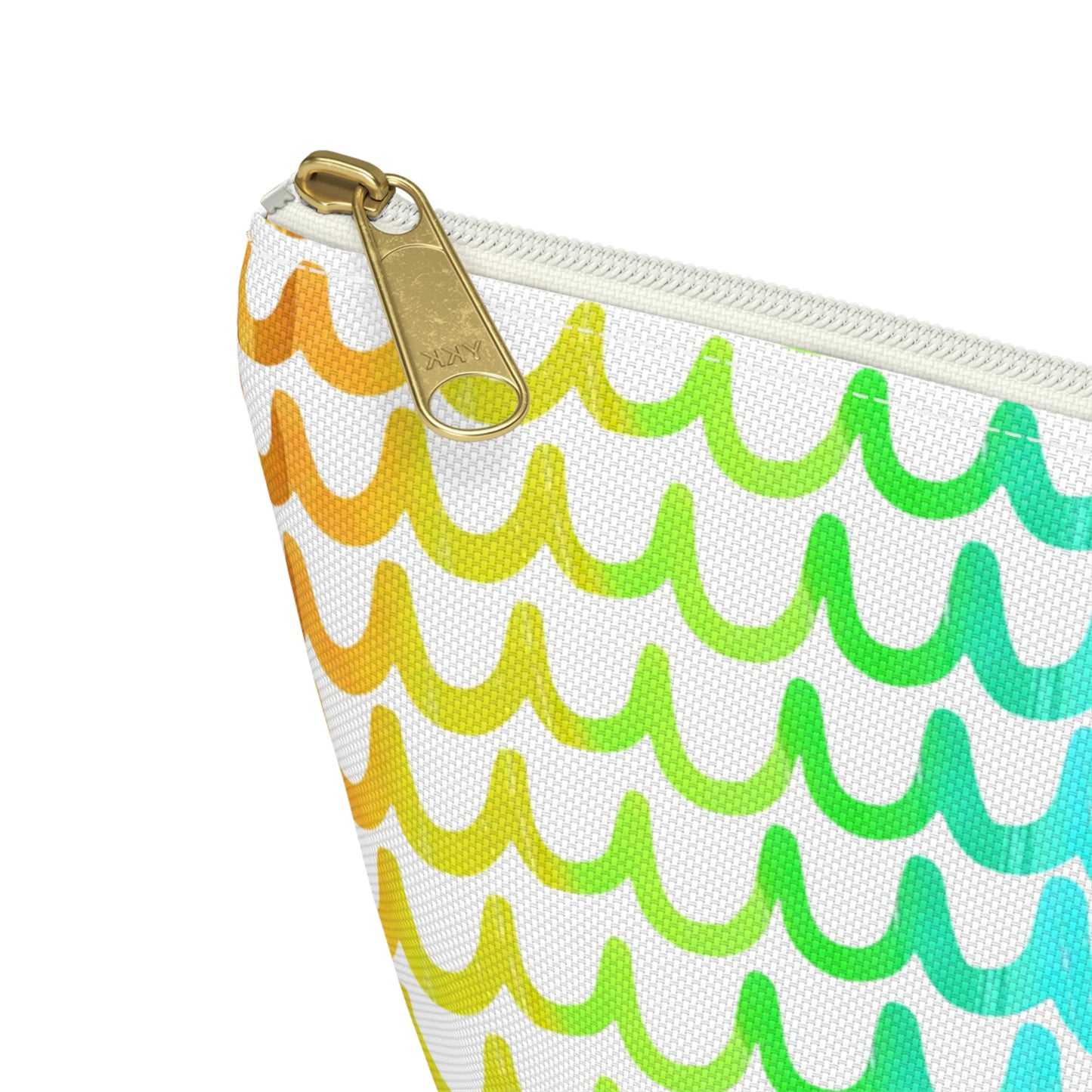 Rainbow Waves Accessory Pouch w T-bottom