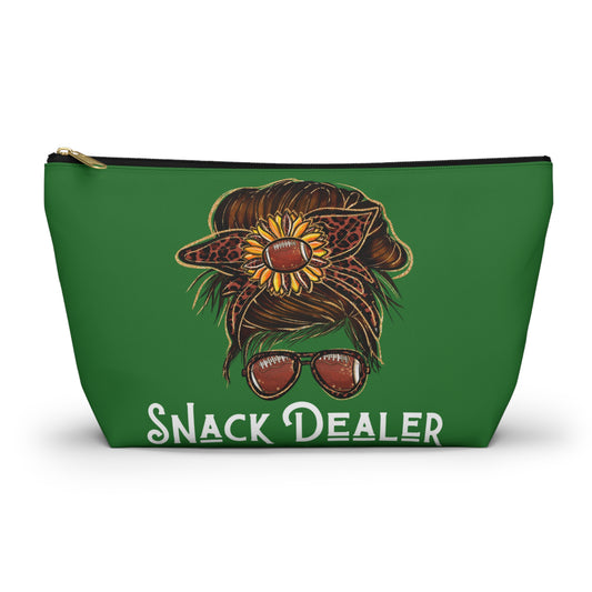 Snack Dealer Football Accessory Pouch w T-bottom