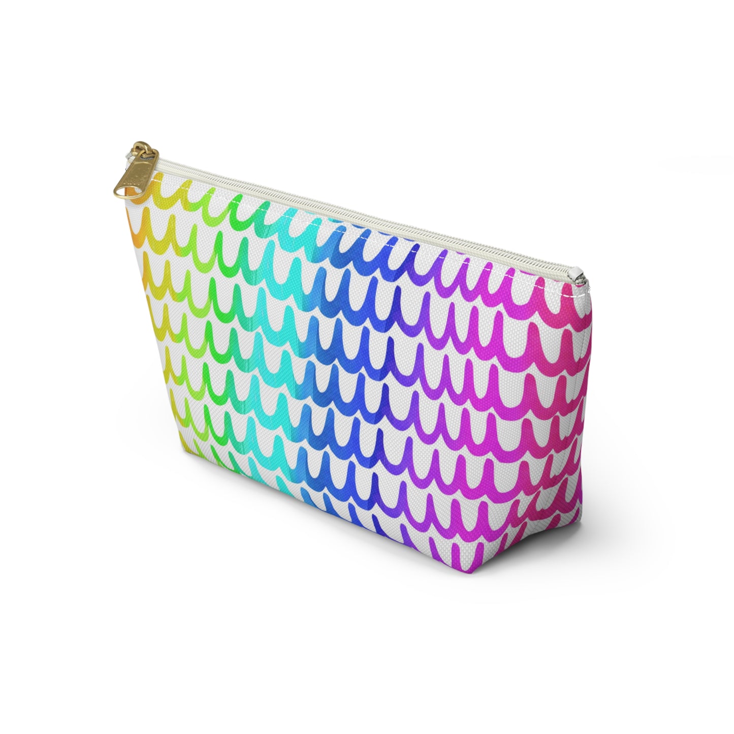 Rainbow Waves Accessory Pouch w T-bottom