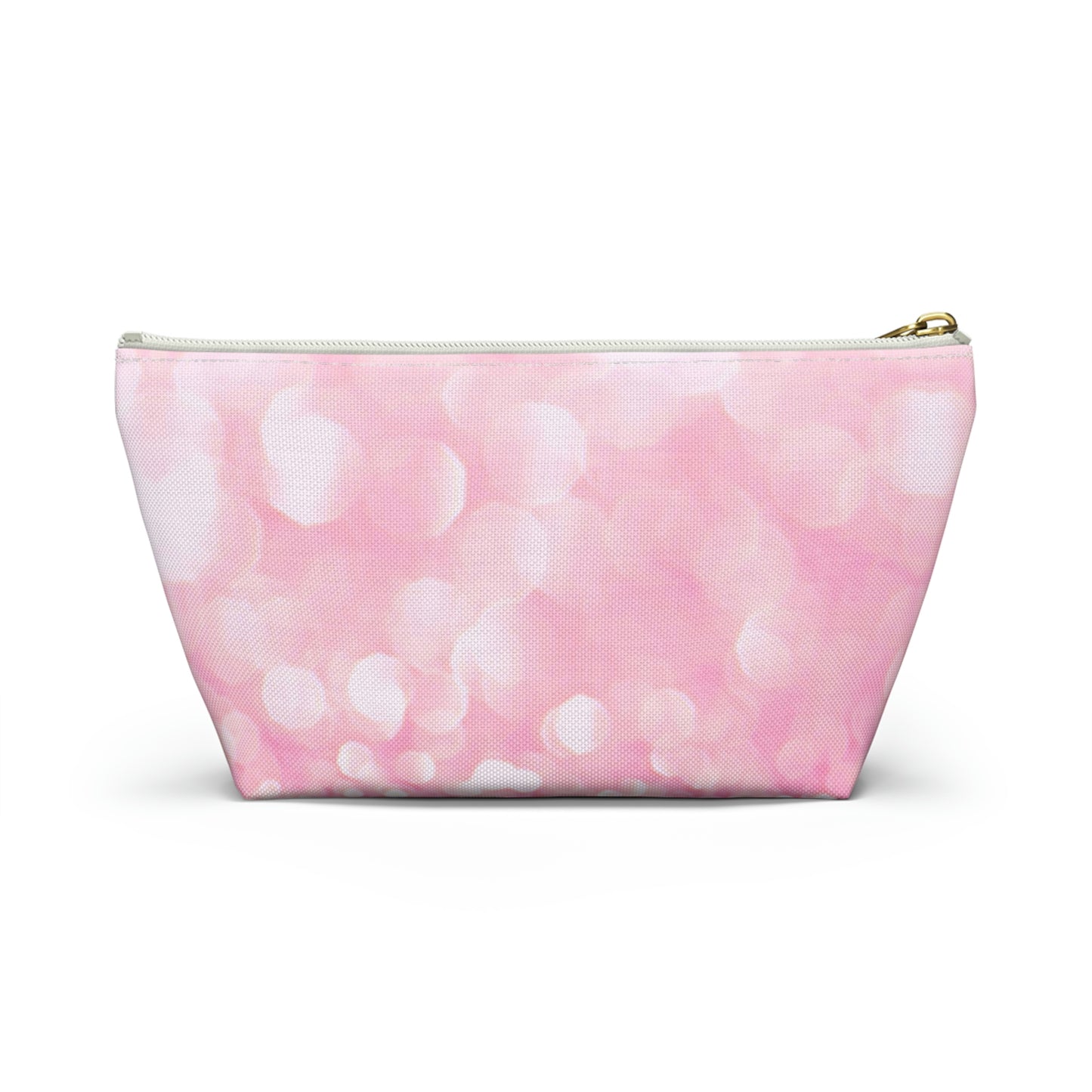 Petal Pink Sparkle  Accessory Pouch w T-bottom