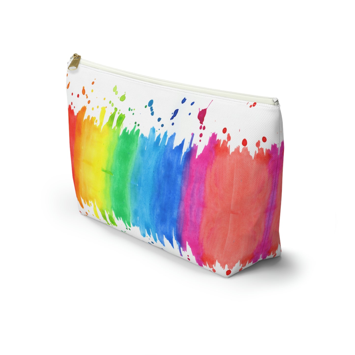 Rainbow Splash Accessory Pouch w T-bottom