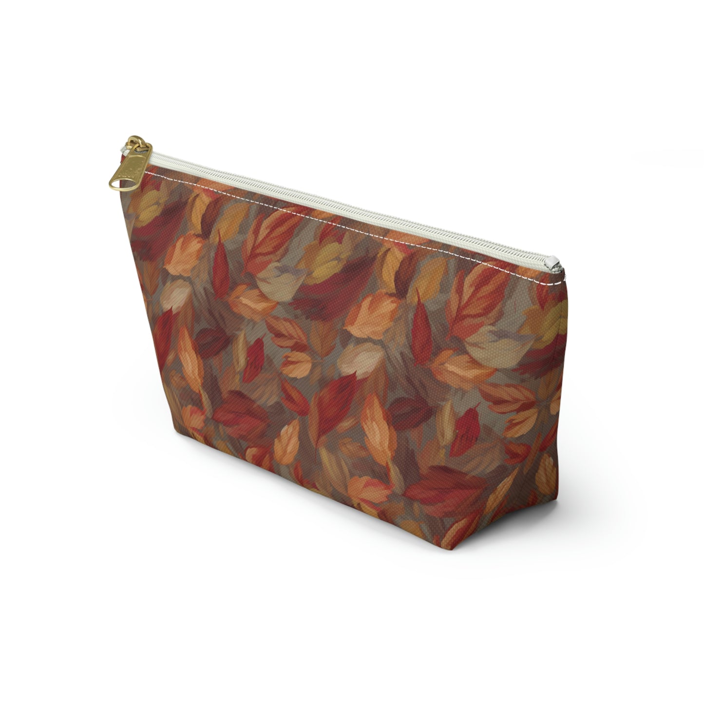 Falling Leaves Accessory Pouch w T-bottom