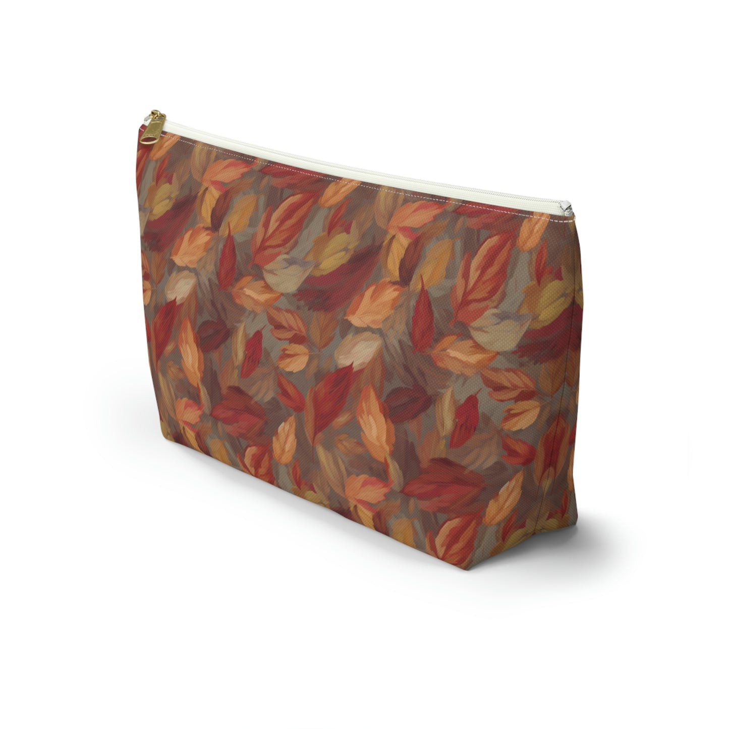 Falling Leaves Accessory Pouch w T-bottom