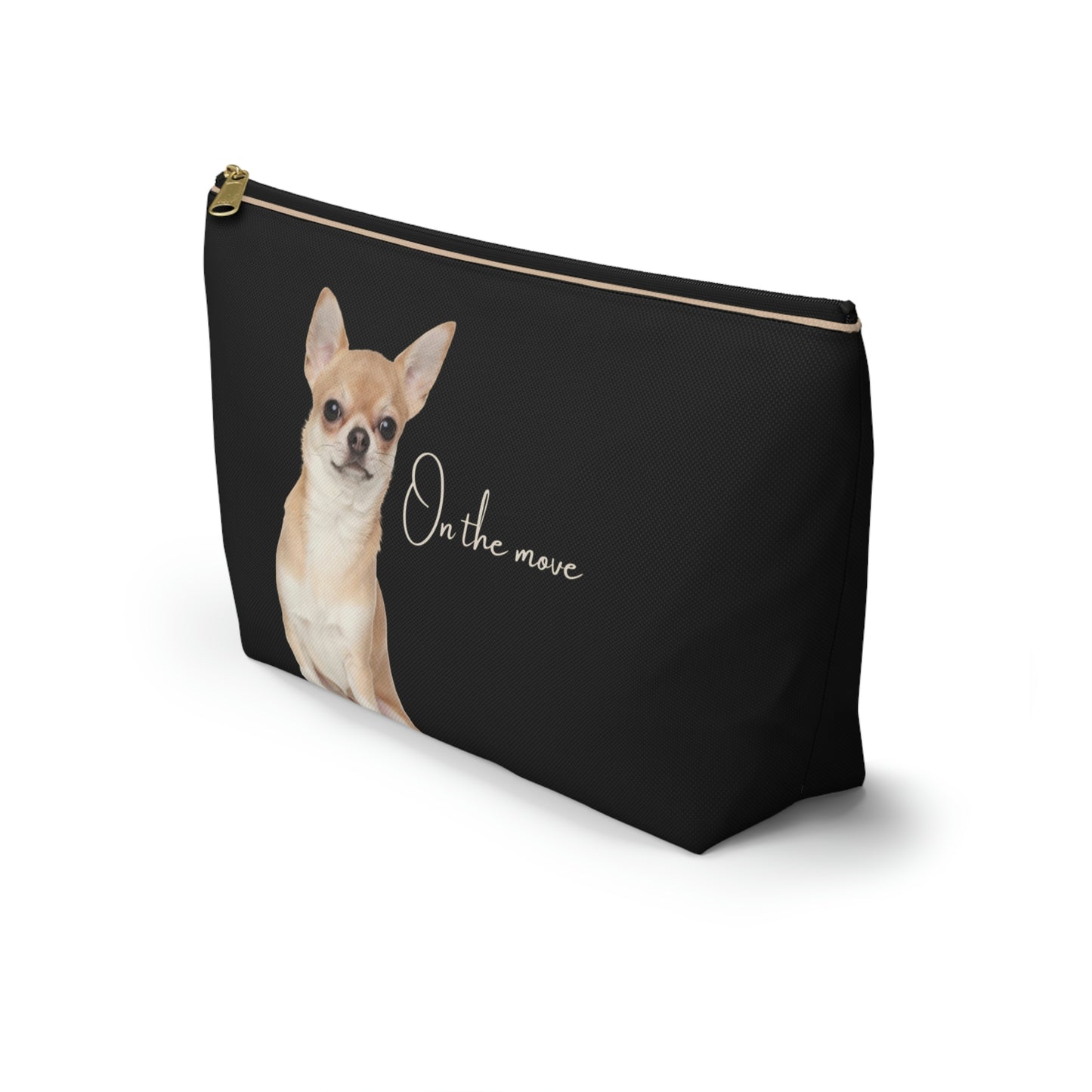 Chihuahua On the Move Accessory Pouch w T-bottom