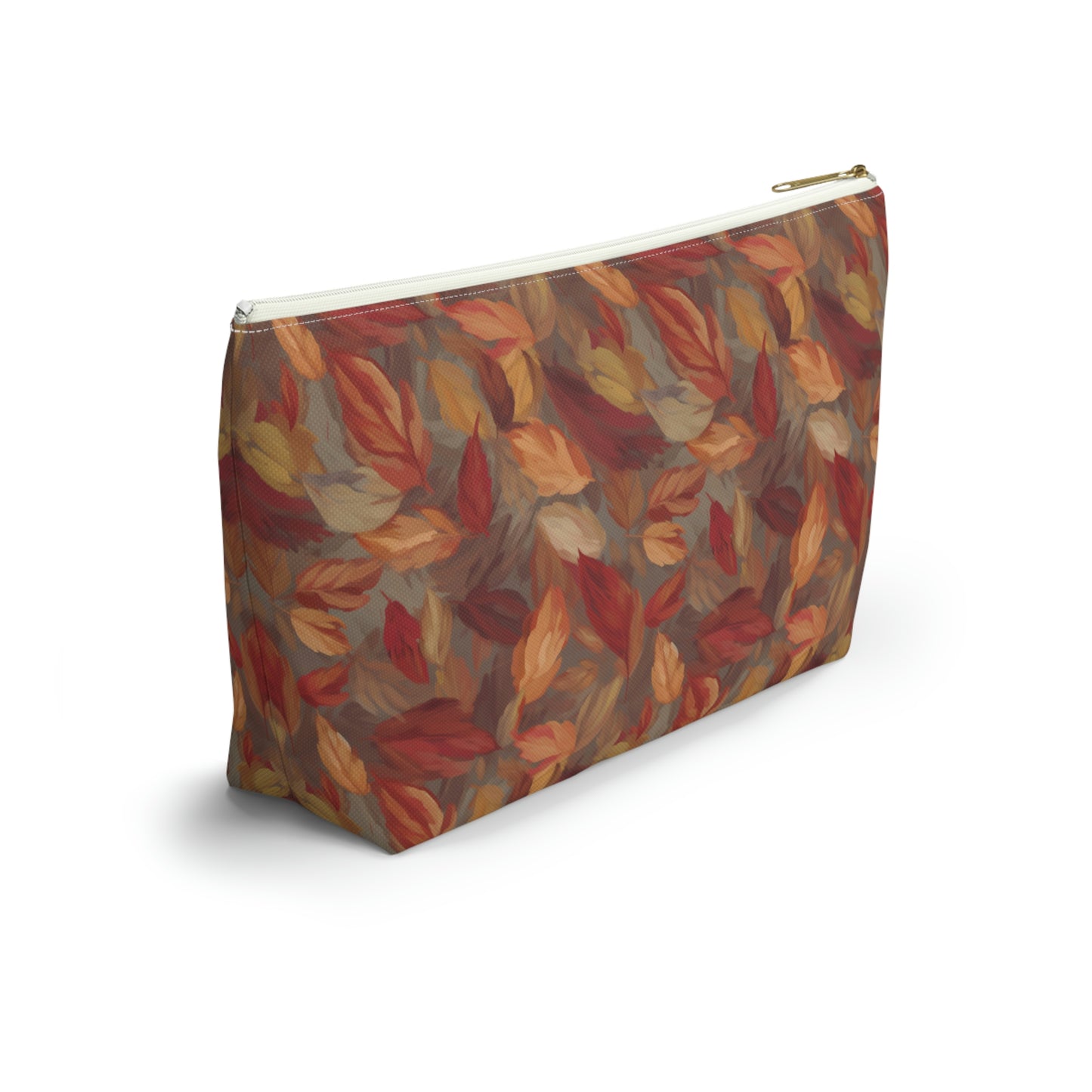 Falling Leaves Accessory Pouch w T-bottom