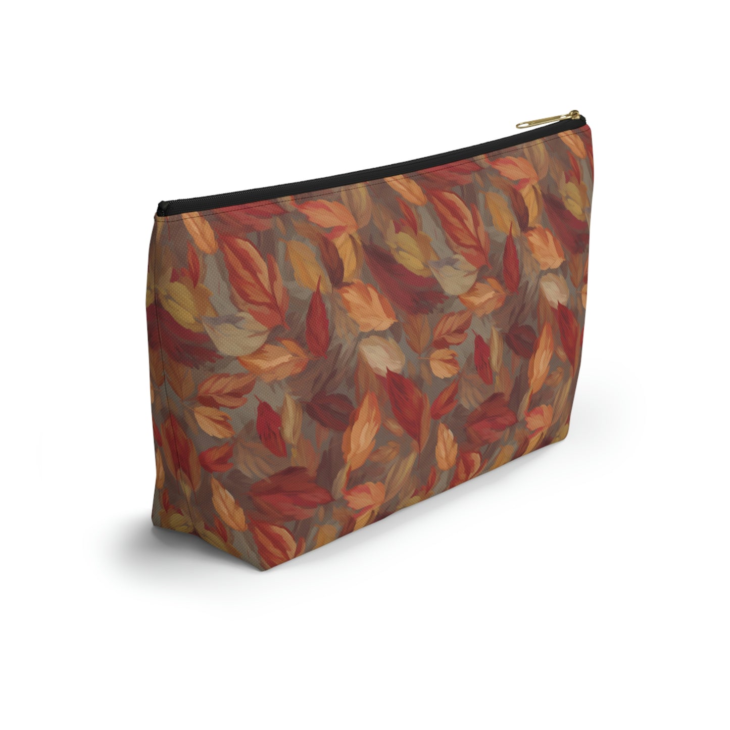 Falling Leaves Accessory Pouch w T-bottom