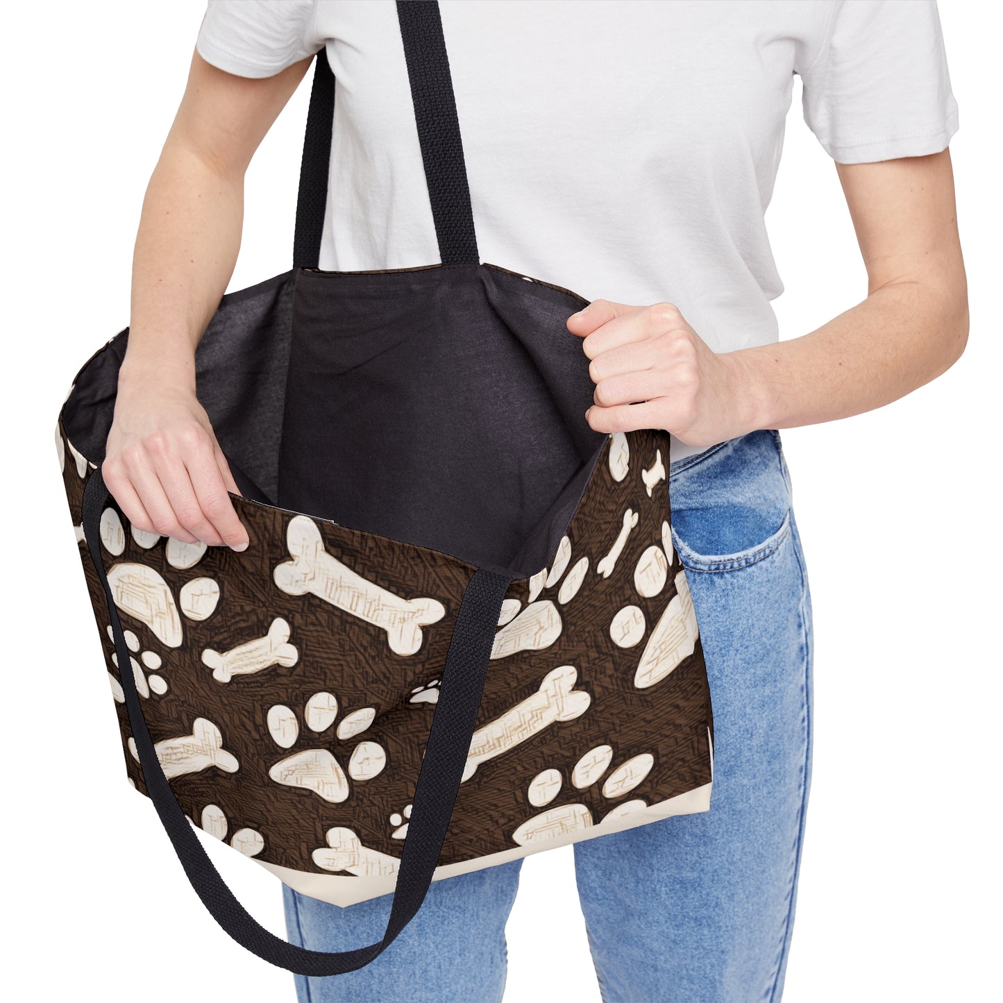 Bow Wow Brown Weekender Tote Bag