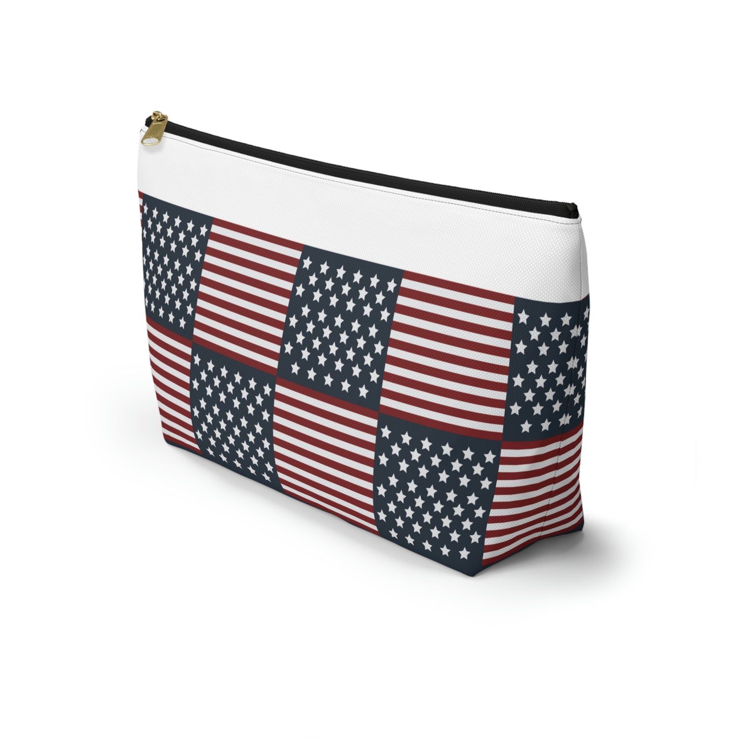 Patriotic Accessory Pouch w T-bottom