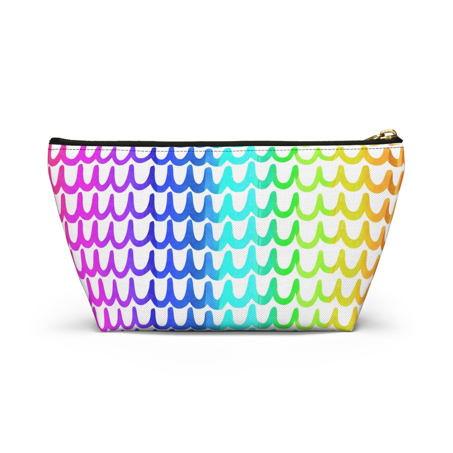 Rainbow Waves Accessory Pouch w T-bottom