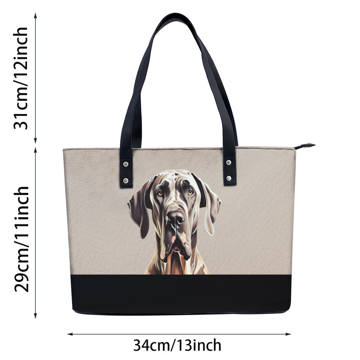 Great Dane PU Leather Handbag Tote