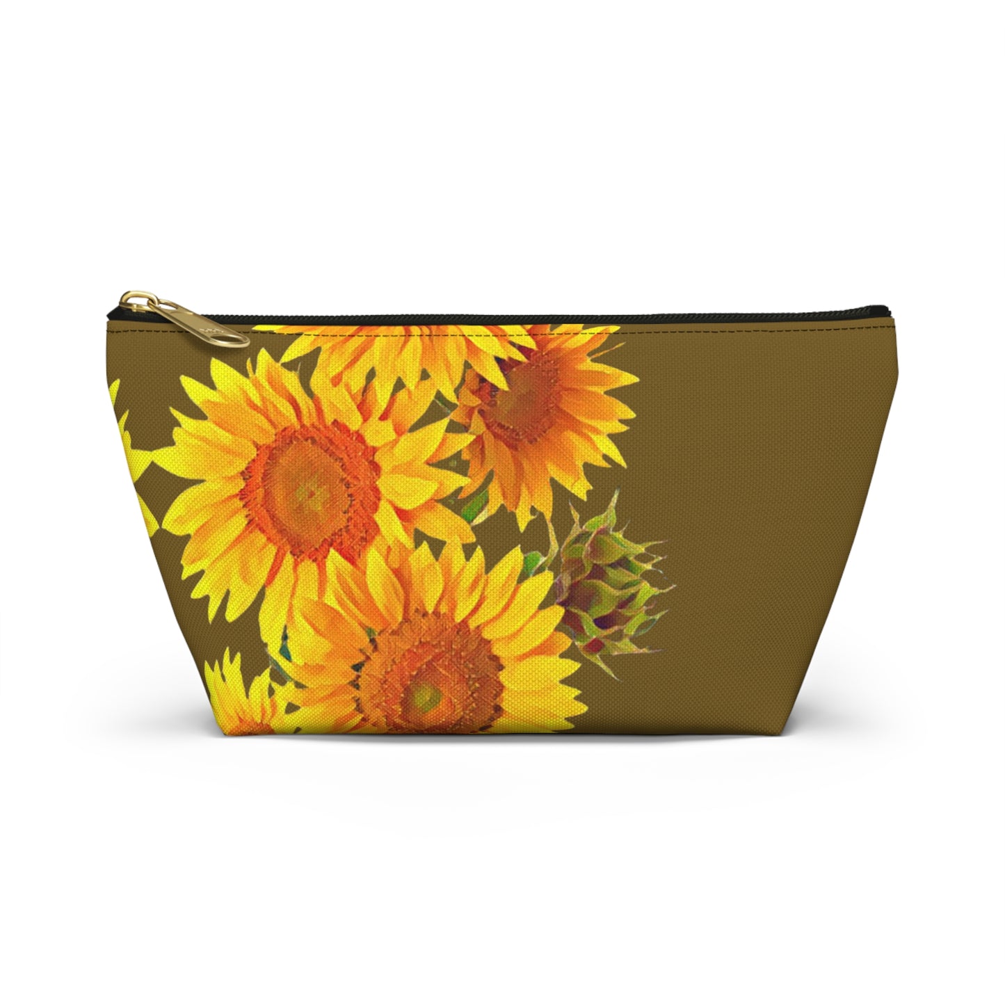 Sunflower Field Accessory Pouch w T-bottom