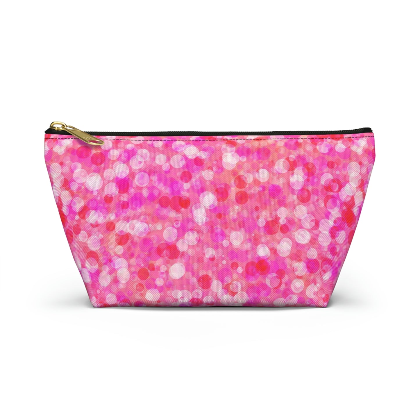 Poppin Pink Accessory Pouch w T-bottom